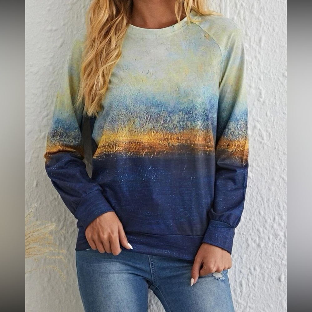 Emery Rose Crew Neck Sweatshirt XL